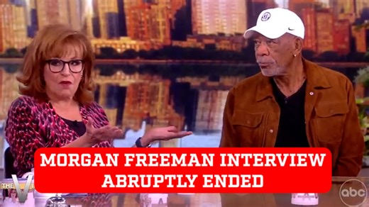 Morgan Freeman interview abruptly ended during live Tv show