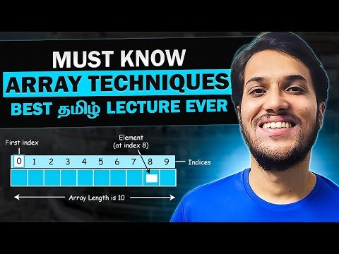 Must Know Array Techniques | Open Challenge | Best DSA Lectures EVER (Tamil)