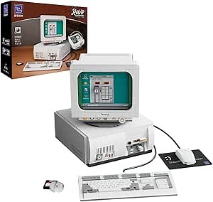 BRICKKK Computer Building Set for Adults: Construction Building Kit for Adults, Collectible Retro Computer Display Model Building Blocks, Creative Hobbies Unique Gift Idea