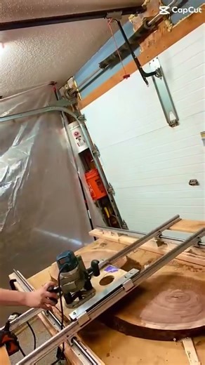 Flattening the Beast: Big Guns in Action! 💪🪵 #AthenasCustomCreations