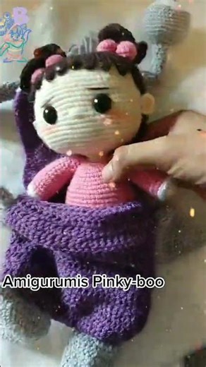 Monster Inc♡ Boo #crochet #amigurumi #hechoamano #tejedoras #amor