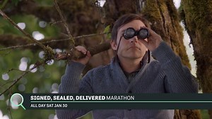 POstables, join the journeys of the intrepid dead letters office all day tomorrow with a marathon of Signed, Sealed, Delivered movies. | Hallmark Mystery