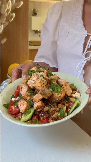 Crispy Rice Greek Salad with Salad