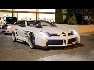 FAB Design Mercedes SLR McLaren Roadster Driving on the Road in Monaco !