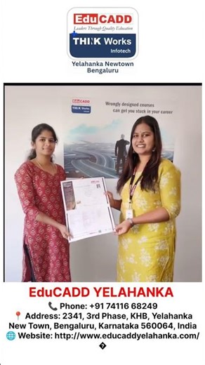 ISO Certified CADD, IT & Digital Marketing Courses | 100% Placement | EduCADD Yelahanka Bengaluru