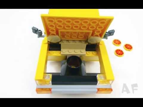 PIZZA PLANET TRUCK Rescue - Lego Toy Story 3 Stop Motion Review Set 7598