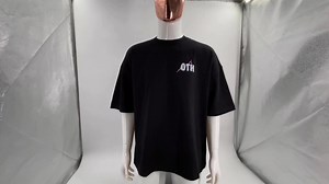 OEM Heavyweight Bulk Oversized Tshirt Custom logo Printing Plain Tee Shirt Short Sleeve Blank Cotton Plus Size Men's T-shirts