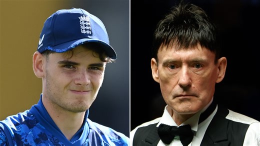 Snooker legend Jimmy White's advice for cricket star grandson Ralphie Albert, 18