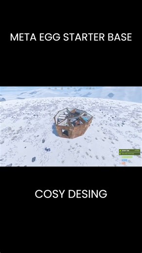 META EGG STARTER BASE #rust #rustgame #rustbase #rustbasedesign #gaming #rustclips