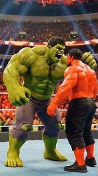 Red hulk vs Green hulk 💪🔥#trending #viral #shorts #ai