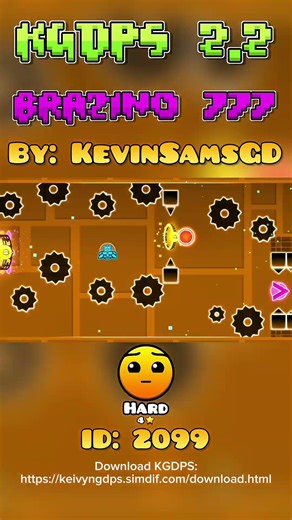 [KGDPS] "Brazino 777" By: "KevinSamsGD" | Keivyn GDPS #keivyngdps #kgdps #geometrydash #gdps #fypp