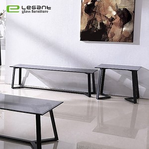 [Hot Item] Coffee Shop Glass Coffee Table Rectangle Side Table
