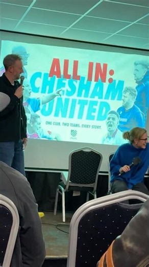 I went to the Premiere of Chesham United’s New Documentary Series! ‪@allinCheshamUnited‬ #football