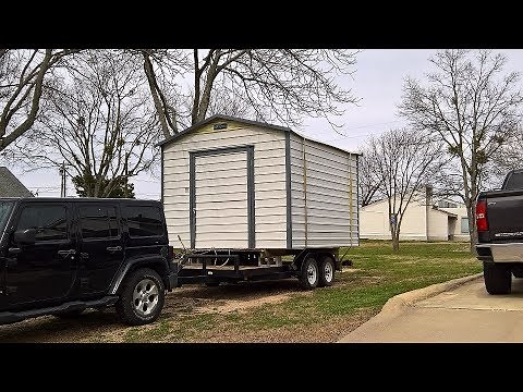 Morgan Shed Move, one man, one shed, done.