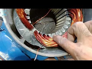how to rewinding 3 phase motor,5.5 hp,30 slot,2890 rpm.