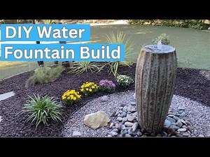 "DIY Water Fountain Build + Landscaping Ideas" MUST WATCH THE END!