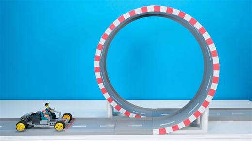 Lego Car vs BIGGER Loop
