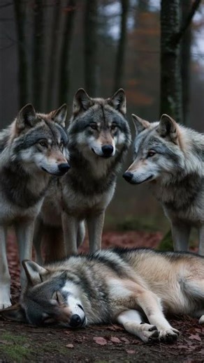 When a wolf dies,The pack doesn’t rush away.They howl🐺 #shorts #facts #animals