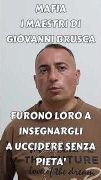 The Mentors of Giovanni Brusca, "The Christian Slayer" #Mafia #TrueCrime #BlackChronicle #boss #u...
