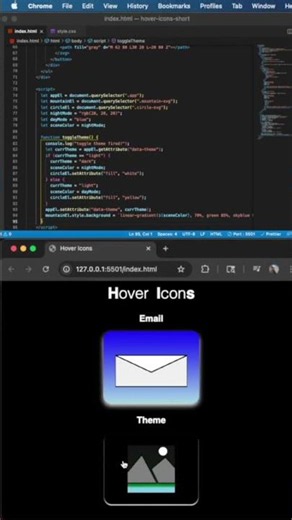 Animated Icon Buttons 💻 #coding #uidesignlearning #svg