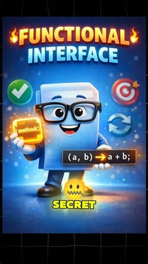 Why Java Lambdas Work Only with Functional Interfaces #java #lambda #functionalinterface #shorts