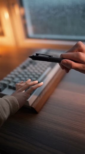 Relaxing Rainy Day Typing Vibes