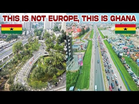 Street Of Accra Looking Like Los Angeles Street: Ghana 🇬🇭 Is Beautiful