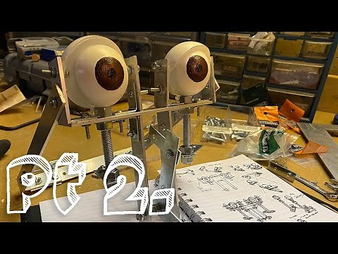 Pt 2. Yoshi's Pneumatic Animatronic Project- Making Animatronic Head Mech