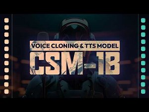 CSM 1B (Conversational Speech Model) by Sesame AI Labs | Voice Cloning