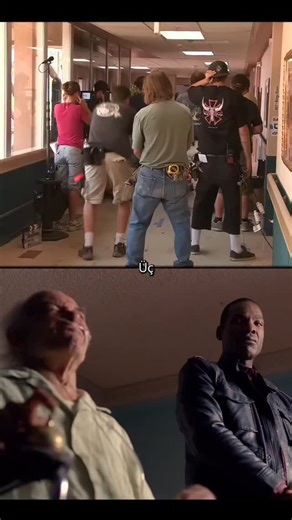 MOVIENIGHT on Instagram: "Breaking Bad – The Scene Where Gus Gets Blasted (Season 4, Episode 13: “Face Off”) In one of the most iconic moments in TV history, Gustavo Fring walks out of Hector Salamanca’s nursing-home room just after the bomb detonates. The explosion rips through the room, and for a split second everything goes silent. Then Gus emerges — astonishingly calm — straightens his tie, and the camera rotates to reveal the right side of his body and face completely blown off, exposing bo