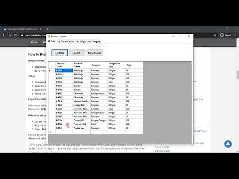 Sales and Inventory System using VB NET and SQL SERVER DEMO
