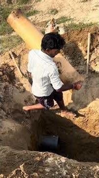 ‪@Tubewell_Diary‬ 8 inch PVC pipe joint#viralvideo #pipe #youtube #plumbingtime #plumber #tubewell