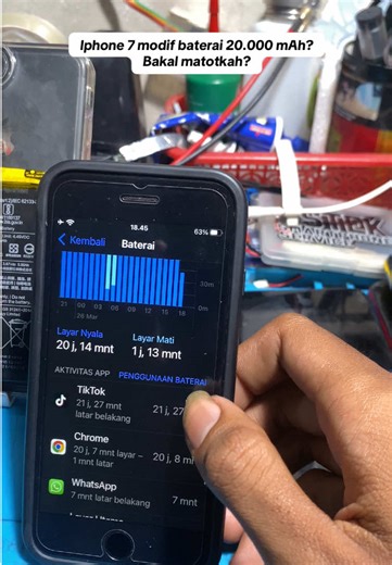 Tips dan Trik Baterai iPhone 7: Modifikasi 20.000 mAh