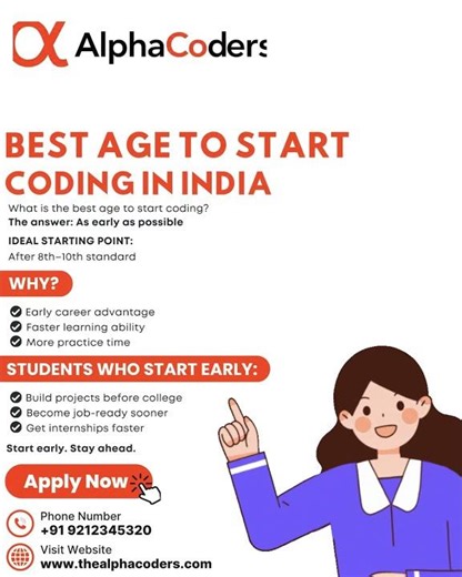 Alphacoders - Best age to start coding in India