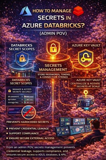 Secrets management in Azure Databricks