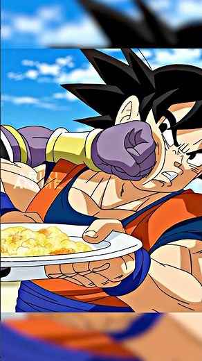 Goku & Beerus Fight Over Food😂