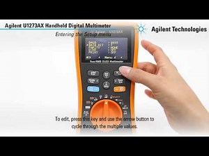 U1273AX Handheld Digital Multimeter Quick Start