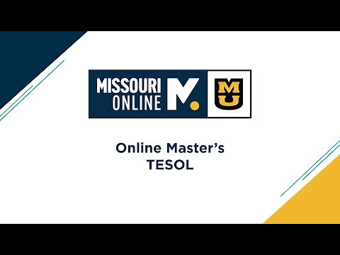 TESOL: Online master’s degree