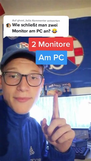 Mein PC-Setup mit 2 Monitoren und Displayport-Anschluss