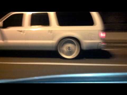 Ford excursion lowered on 26's