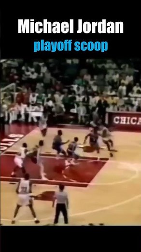 Michael Jordan's INSANE Spinning Scoop Shot vs. Knicks (1991 Playoffs)