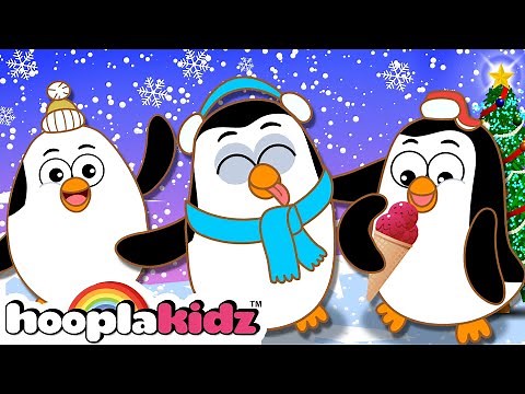 The Penguin Song (NEW) + More Kids Songs By HooplaKidz