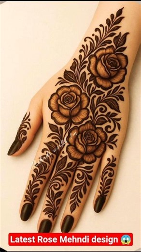 New heena Design for front hand | simple heena design | #mehndi #henna #shortsfeed #shorts