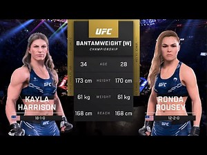 Kayla Harrison vs Ronda Rousey – UFC 5 Women’s MMA Superfight!