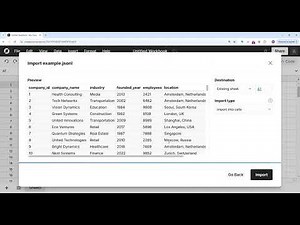 Easily open JSONL files in a spreadsheet online with Row Zero
