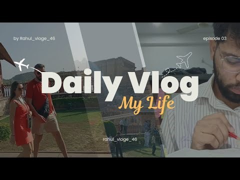 Daily vloge SSC aspirants productive (Study+Travel) 🧳 Amer Fort view 🪟#ssc #ssccgl #amerfort