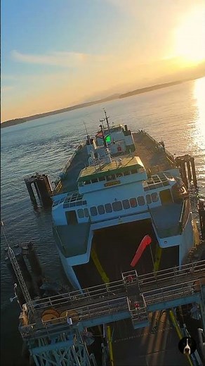 Washington State Ferry Loading at West Seattle Terminal | DJI Avata FPV Views