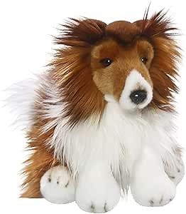 Carl Dick Rough Collie Dog 10 inches, 25cm, Plush Toy, Soft Toy, Stuffed Animal 3345