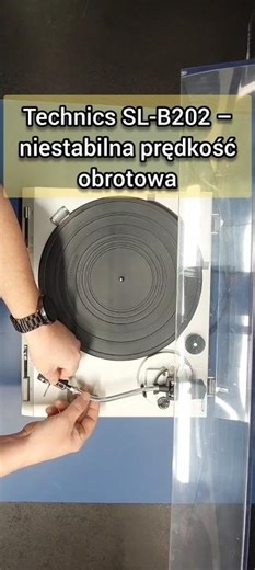 Technics SL-B202 – regulacja i stabilizacja prędkości obrotowej #technics #gramofon #diy #vintage
