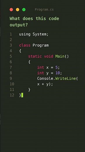C# Tutorial: Variable Declaration and Output 🤔 ⭐ #programming #viral #c#tips